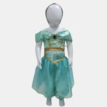 Fantasia Princesa Jasmine - 1 ao 12 anos