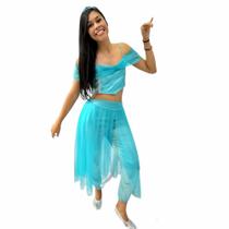 Fantasia Princesa Jasmine Árabe Adulto