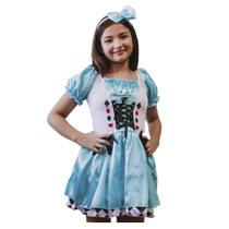 Fantasia Princesa Maravilha Infantil Vestido com Tiara Fantasia Princesa Maravilha Infantil Vestido com Tiara
