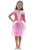 Fantasia Princesa Rosa Curta Vestido Infantil Fantasia Princesa Rosa Curta Vestido Infantil