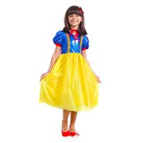 Fantasia Princesa Rubi Infantil Standard com Capa e Tiara