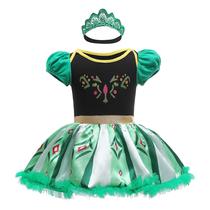 Fantasia Princess Romper Vestida Daisy Green de 0 a 3 meses