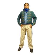 Fantasia Príncipe Encantado de Alta Costura Roupa Masculina Adulta Super Luxuosa