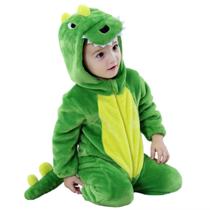 Fantasia QIAONIUNIU Halloween Baby Green Dinossauro de 2-3 anos Fantasia QIAONIUNIU Halloween Baby Green Dinossauro de 2-3 anos
