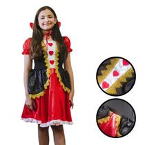 Fantasia Rainha de Copas Infantil Fantasia Rainha de Copas Infantil