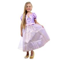 Fantasia Rapunzel Infantil Luxo Original - Disney Princesas