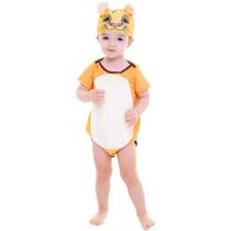Fantasia Rei Leão Bebê Body Simba Com Gorro - Global Fantasias