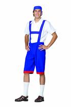 Fantasia RG Costumes Ned Nederlander para homens, tamanho 36x38, azul/branco/vermelho Fantasia RG Costumes Ned Nederlander para homens, tamanho 36x38, azul/branco/vermelho