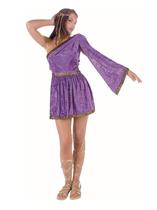 Fantasia RG Costumes Roman Toga Purple para mulheres tamanho S 4-6