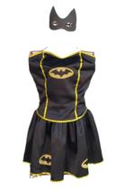 Fantasia/roupa batgirl adulta luxo com corselet