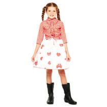 Fantasia Roupa Cropped e Saia Festa Junina Infantil Fantasia Roupa Cropped e Saia Festa Junina Infantil
