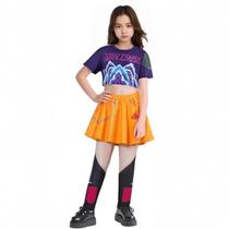 Fantasia Roupa Guerreiras K-pop Rumi Mira Zoey Huntrix Modelo:MiraTamanho:11-12 anos/160