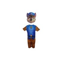 Fantasia Roupa Infantil Chase Com Máscara E.v.a. 3D Fantasia Roupa Infantil Chase Com Máscara E.v.a. 3D