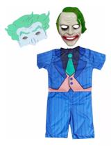 Fantasia Roupa Infantil Coringa 2 Máscaras Fantasia Roupa Infantil Coringa 2 Máscaras