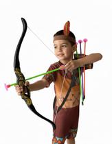 Fantasia Roupa Infantil Índio Com Pena De E.v.a Envio Já !