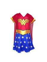 Fantasia Roupa Infantil Menina Heroína Com Capa