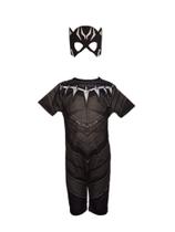 Fantasia Roupa Infantil Pantera Negra Com Máscara