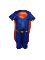 Fantasia Roupa Infantil Super Homem Com Capa