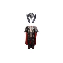 Fantasia Roupa Infantil Thor Com Máscara E.v.a 3D