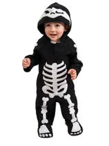 Fantasia Rubie's Skeleton Romper para meninos de 6 a 12 meses