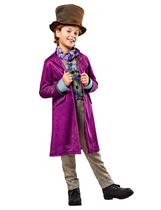 Fantasia Rubie's Willy Wonka para crianças e meninos com chapéu tamanho M Fantasia Rubie's Willy Wonka para crianças e meninos com chapéu tamanho M