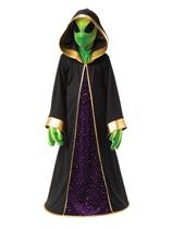 Fantasia Rubies Alien para crianças, grande e menino, com roupão com capuz Fantasia Rubies Alien para crianças, grande e menino, com roupão com capuz