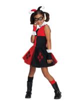 Fantasia Rubies Girl's DC Comics, supervilã Harley Quinn