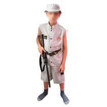 Fantasia Safari Menino Caçador Infantil Floresta Selva Jungle