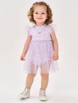 Fantasia Sereia Bebê Menina Vestido Body Lilás Cinti Fantasia Sereia Bebê Menina Vestido Body Lilás Cinti