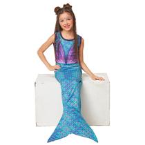 Fantasia Sereia Cauda Com Nadadeira Infantil Dá Pra Andar Fantasia Sereia Cauda Com Nadadeira Infantil Dá Pra Andar