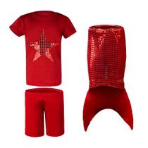 Fantasia Sereia de Carnaval Completa Menina Infantil Ariel Fantasia Sereia de Carnaval Completa Menina Infantil Ariel