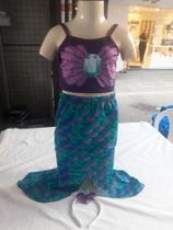 Fantasia Sereia Femininina Infantil