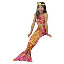 Fantasia Sereia Infantil Yara Ariel Aniversário Fundo do Mar Festa Folclore Bloquinho Carnaval Dia das Crianças Fantasia Sereia Infantil Yara Ariel Aniversário Fundo do Mar Festa Folclore Bloquinho Carnaval Dia das Crianças