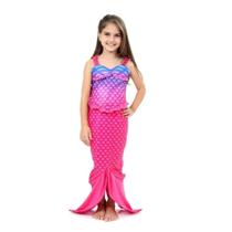 Fantasia Sereia Rosa Infantil Fantasia Sereia Rosa Infantil