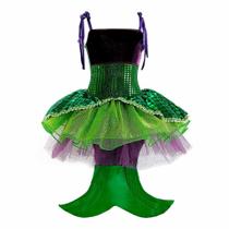Fantasia Sereia Vestido de Festa Infantil Luxo Fantasia Sereia Vestido de Festa Infantil Luxo