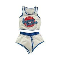 Fantasia Sexy De Halloween Para Mulheres, Traje De Cosplay Da Lola Bunny, Camiseta De Basquete,