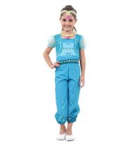 Fantasia Shine Shimmer e Shine Azul Com Colar e Tiara Fantasia Shine Shimmer e Shine Azul Com Colar e Tiara