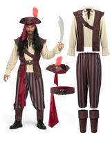 Fantasia Spooktacular Creations Caribbean Pirate para homens Fantasia Spooktacular Creations Caribbean Pirate para homens
