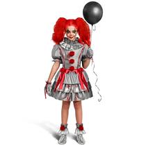 Fantasia Spooktacular Creations Evil Clown para meninas de Halloween