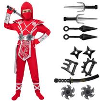 Fantasia Spooktacular Creations Halloween Ninja para crianças de 5 a 7 anos Fantasia Spooktacular Creations Halloween Ninja para crianças de 5 a 7 anos