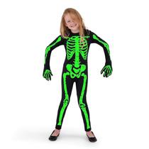 Fantasia Spooktacular Creations Halloween Skeleton Girl de 8 a 10 anos