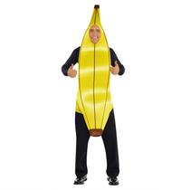 Fantasia SPUNICOS Unissex de banana adulta para festa de Natal