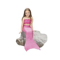 Fantasia Super Cauda de Sereia Pink Tamanho G Fantasia Super Cauda de Sereia Pink Tamanho G