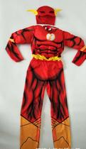 Fantasia Super Herói Flash Infantil Luxo - Liga da Justiça