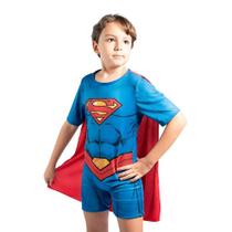 Fantasia Super Homem Infantil Curta Com Capa