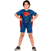 Fantasia Super Homem Infantil Curta Original DC Comics Sulamericana 10893