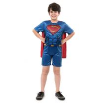 Fantasia Super Homem Infantil Herói Clássico Com Capa Fantasia Super Homem Infantil Herói Clássico Com Capa