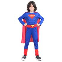 Fantasia Super Homem Infantil - Liga da Justiça - Original