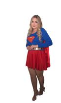 Fantasia Supergirl para Mulheres Perfeita para Carnaval e Festas Temáticas Fantasia Supergirl para Mulheres Perfeita para Carnaval e Festas Temáticas