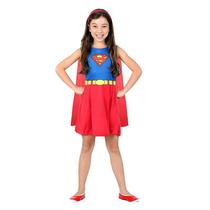 Fantasia Supergirl - Super Pop - Infantil